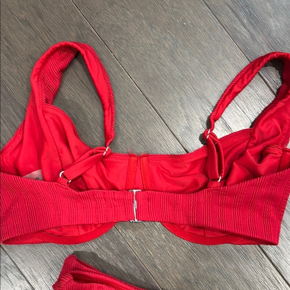 Abercrombie & Fitch Vibrant Red Bikini - Picture 3 of 4